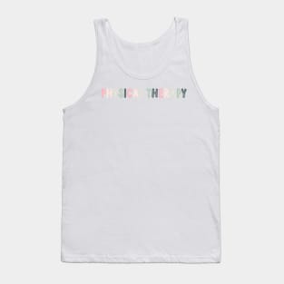 physical therapy - pink/green Tank Top